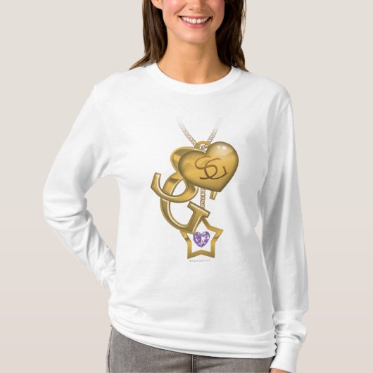 Supergirl Gold Locket T-shirt (Voorkant)