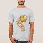 Supergirl Gold Locket T-shirt (Voorkant)