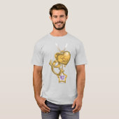 Supergirl Gold Locket T-shirt (Voorkant volledig)