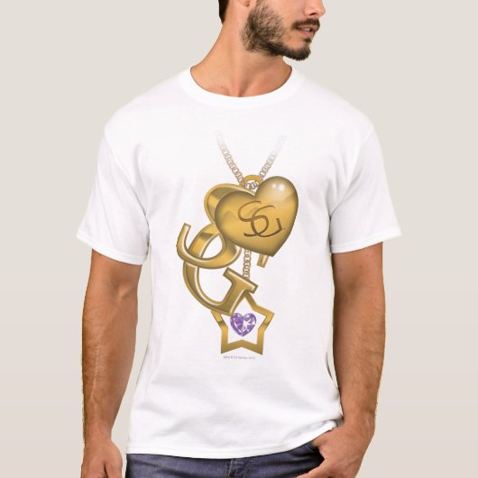 Supergirl Gold Locket T-shirt (Voorkant)