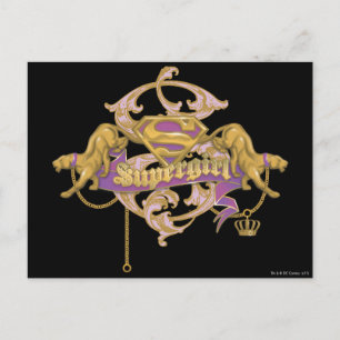 Supergirl Golden Cat 2 Briefkaart