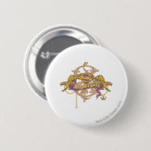 Supergirl Golden Cat 2 Ronde Button 5,7 Cm (Voorkant /achterkant)