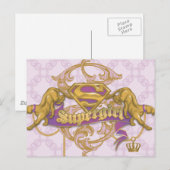Supergirl Golden Cat 3 Briefkaart (Voorkant / Achterkant)