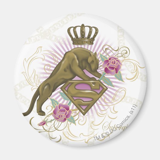 Supergirl Golden Cat 4 Magneet (Voorkant)