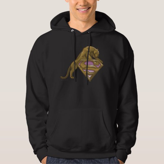 Supergirl Golden Cat Hoodie (Voorkant)