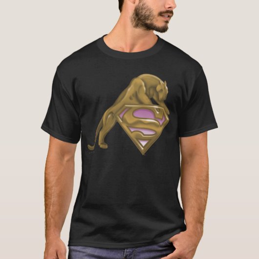 Supergirl Golden Cat T-shirt (Voorkant)