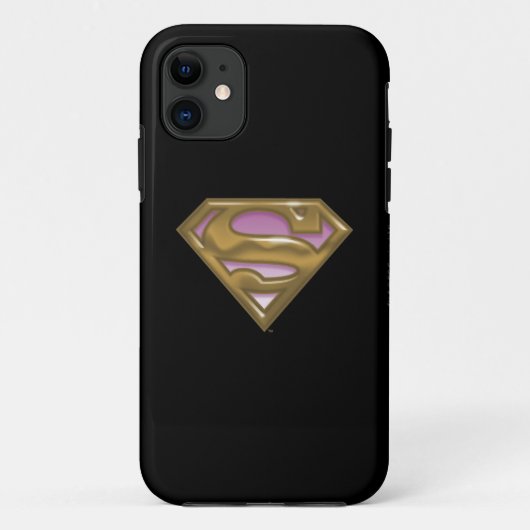 Supergirl Golden Logo Case-Mate iPhone Case (Achterkant)