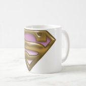 Supergirl Golden Logo Koffiemok (Voorkant rechts)