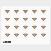 Supergirl Golden Logo Ronde Sticker (Vel)