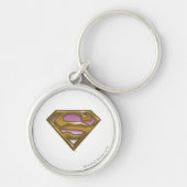 Supergirl Golden Logo Sleutelhanger (Voorkant)