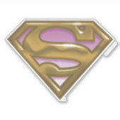 Supergirl Golden Logo Sticker (Voorkant)