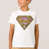 Supergirl Golden Logo T-shirt (Voorkant)
