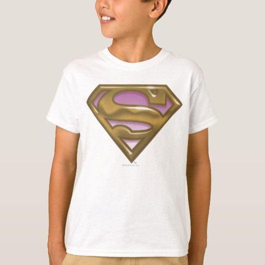 Supergirl Golden Logo T-shirt (Voorkant)
