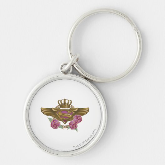 Supergirl Golden Wings Sleutelhanger (Voorkant)