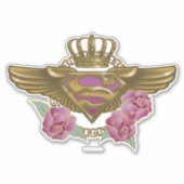 Supergirl Golden Wings Sticker (Voorkant)
