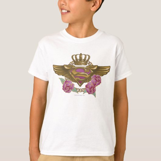 Supergirl Golden Wings T-shirt (Voorkant)