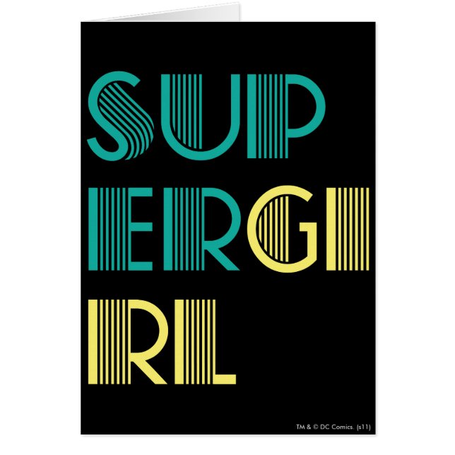 Supergirl Green en Yellow (Voorkant)