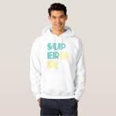 Supergirl Green en Yellow Hoodie (Voorkant volledig)