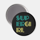 Supergirl Green en Yellow Magneet (Voorkant / Achterkant)