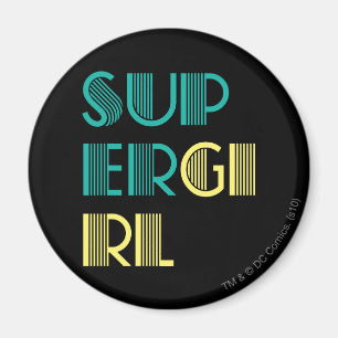 Supergirl Green en Yellow Magneet