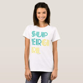 Supergirl Green en Yellow T-shirt (Voorkant volledig)