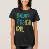 Supergirl Green en Yellow T-shirt (Voorkant)