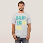 Supergirl Green en Yellow T-shirt (Voorkant volledig)