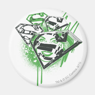 Supergirl Green Spills Magneet