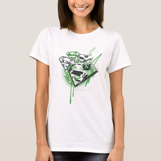 Supergirl Green Spills T-shirt (Voorkant)