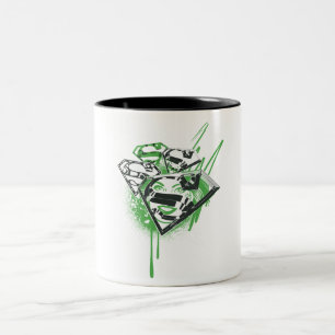 Supergirl Green Spills Tweekleurige Koffiemok