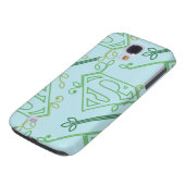 Supergirl Green Vine Logo Pattern Case-Mate Samsung Galaxy Hoesje (Onderkant)