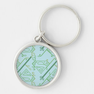 Supergirl Green Vine Logo Pattern Sleutelhanger