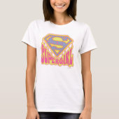 Supergirl Groovy Logo 2 T-shirt (Voorkant)