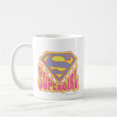 Supergirl Groovy Logo Koffiemok (Links)