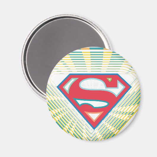 Supergirl Groovy Logo Magneet (Voorkant / Achterkant)