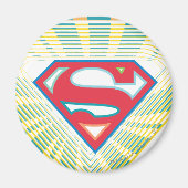 Supergirl Groovy Logo Magneet (Voorkant)