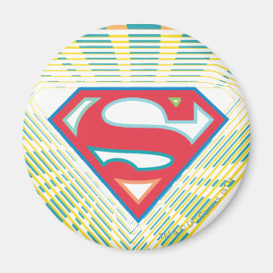 Supergirl Groovy Logo Magneet
