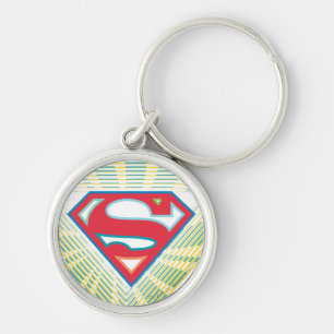 Supergirl Groovy Logo Sleutelhanger