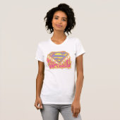 Supergirl Groovy Logo T-shirt (Voorkant volledig)