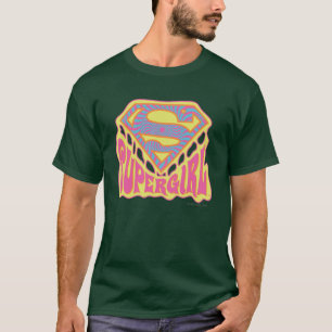 Supergirl Groovy Logo T-shirt