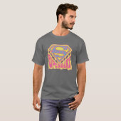 Supergirl Groovy Logo T-shirt (Voorkant volledig)