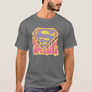 Supergirl Groovy Logo T-shirt