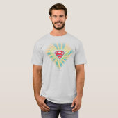 Supergirl Groovy Logo T-shirt (Voorkant volledig)