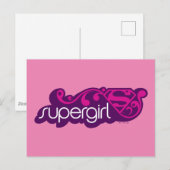 Supergirl Groovy Naam en S-Shield Briefkaart (Voorkant / Achterkant)