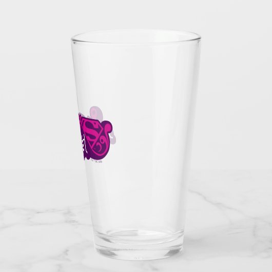 Supergirl Groovy Naam en S-Shield Glas (Links)