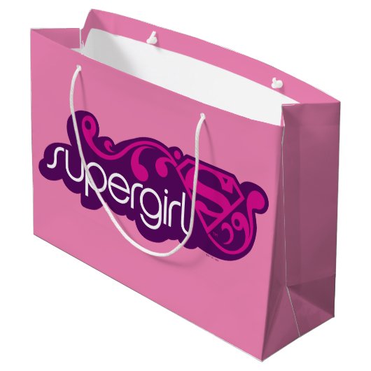 Supergirl Groovy Naam en S-Shield Groot Cadeauzakje (Achterkant Gekanteld)