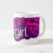 Supergirl Groovy Naam en S-Shield Grote Koffiekop (Voorkant rechts)