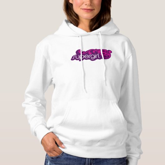 Supergirl Groovy Naam en S-Shield Hoodie (Voorkant)