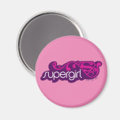 Supergirl Groovy Naam en S-Shield Magneet (Voorkant / Achterkant)