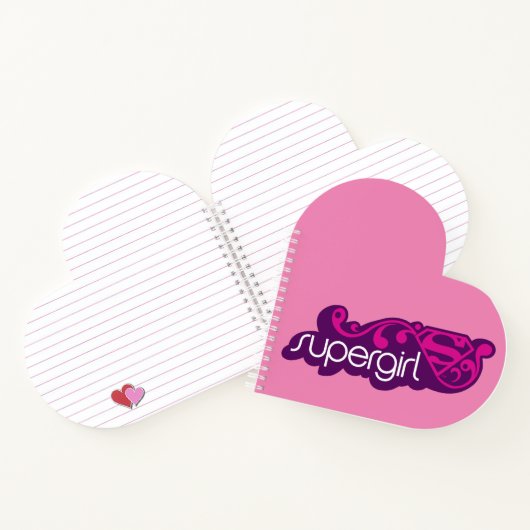 Supergirl Groovy Naam en S-Shield Notitieboek (Binnen)